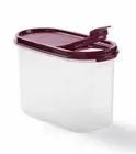 Tupperware Modular Mate Oval #2 Rhubarb Purple Pour All Lid Container NEW