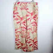 Chico's Havana Shores Linen Wide Leg Pants NWT Plus Size 16
