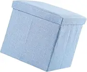 Cube Storage Box Stool Linen Storage Cube Boxes for Household Playroom Nursery
