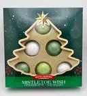 6 Bath Bombs Net Wt. 1.76 OZ Each, MISTLETOE WISH, New Christmas Gift Box