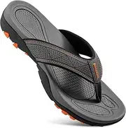[HAOLIRA] Mens Sport Flip Flops Summer Beach Thong Sandals Non-Slip Slippers with Arch Support