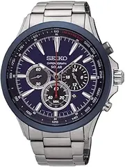 [SEIKO] solar Mens Analog Automatic Watch with Stainless Steel bracelet SSC495P1