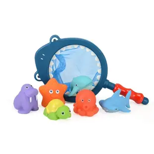 Baby童衣 洗澡/戲水玩具鯊魚七件組 y7038