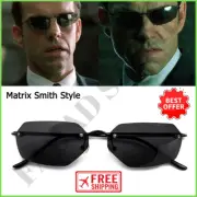 The Matrix Fashion Agent Smith Style Polarized Sunglasses Ultralight Rimless