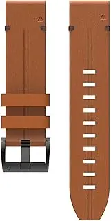 26 22 20mm Leather Strap Quick Release Watch Bands For Garmin Fenix 7 7X 7S 6 6S 5X 6X 5S Leather Strap Business Wristband