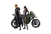 Final Fantasy VII Jessie Cloud & Motorcycle Figure Collectable