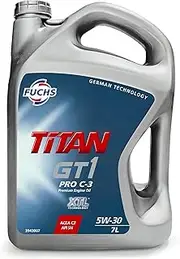 Fuchs Lubricants Titan GT1 Pro C3 SAE 5W30 Engine Oil 7 Liter