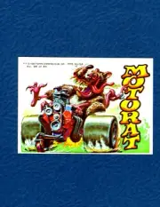 1980 Topps Weird Wheel #28 MOTORAT!