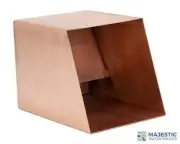 Cecetto 6" Square Water Scupper for Pool/Spa or Water Fountain in Copper