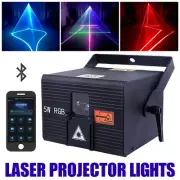 5W RGB iLDA DMX DJ Show Stage Projector Laser Lights IOS Android App Edit Remote