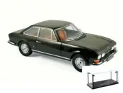 DIECAST CAR & LED DISPLAY CASE 1973 PEUGEOT 504 COUPE METALLIC NOREV 184822 1/18