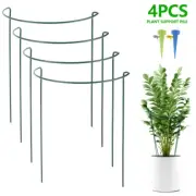 Vegetation Grow Support Cage Stake Half Round Metal Flower Supporting guvPX