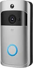 2.4G Wireless Video Doorbell Camera, WiFi Video Doorbell Intercom System, 1280 x 720 HD Resolution, Motion Detection, Night Vision, 2 Way Audio, APP Control for Android, OS