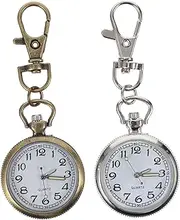 [Holibanna] Quartz Keychain Clip Pocket Keychain Watch Nurse Watch Cute Fashion Pendant for Bag Car Keys