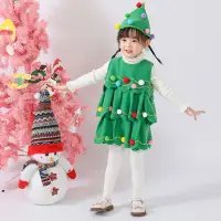 在飛比找蝦皮商城精選優惠-MOMOKO 兒童聖誕樹衣服 聖誕節衣服 兒童聖誕節裝扮 c