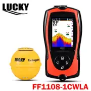 LUCKY Rechargeable Fish Finder FF1108-1CWLA/CT Wireless Sonar Sensor Fishing Fin