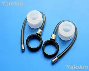 NEW 2 Gray Ear-loops and 2 Eartips for Motorola HX600 Boom, Booom 2 & H17 H19