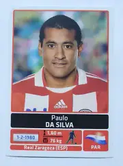 2011 Copa America Argentina Panini Sticker #140 PAULO DA SILVA TEAM PARAGUAY