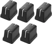 EXQUIMEUBLE Console Mixer Slider Knob Cap Set 5pcs Potentiometer Cap Replacement for Sound Console Mixer Accessories