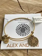 Alex and Ani SEA TURTLE Gold Adjustable Bracelet w/Card NWT