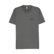 [Sunflower] Sunflower Oval-logo Cotton T-shirt S GREY