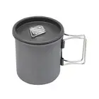 200ml/300ml Camping Cup Bpa Free Wide Mouth Long Handle Hiking Mug Lightweight