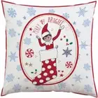 CHRISTMAS ELF Cushion Pillow Reversable Includes Insert Santa Xmas New