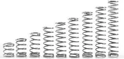 50pcs 1 * 6*(10/15/20/25/30/35/40/45/50) Stainless Steel Series Small Spot Spring Wire Compression Pressure Springs(50mm)