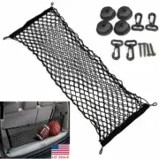 2PC Universal Car Double Layer Storage Net Envelope Style Trunk Cargo Travel Net (for: Audi)