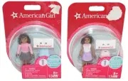 Vintage American Girl Toy Figures 2.5" - Mega Blocks 13 Pieces 2015