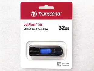 16G/32G/64G/128G創見隨身碟 JF790 JetFlash790 USB3.1 Gen1 USB伸縮隨身碟