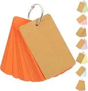 Operitacx DIY Flashcards Paper Note Cards Small Memo Cards Office Supplies for Daily Use