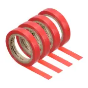 4Pcs 26Ft Tennis Racket Badminton Racquet Grip Finishing Tapes, Red
