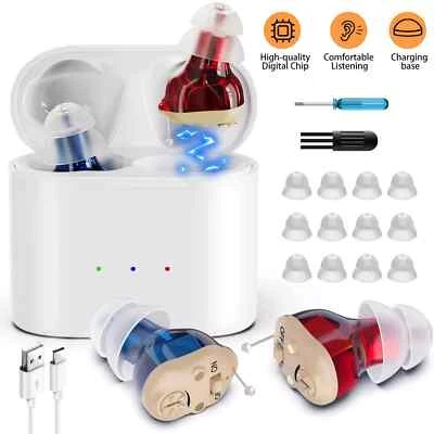 MEDCA Mini Hearing Aids Digital Small Invisible In Ear Sound Voice Amplifier