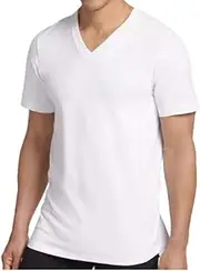 [Jockey] Generation Men's Stay New Cotton 3pk V-Neck T-Shirt - White