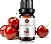 RAINBOW ABBY Cherry Essential Oil, 100% Pure Organic Natural Aromatherapy Cherry oil for Diffuser (10ml)
