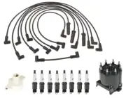 ACDelco Ignition Kit Distributor Rotor Cap Wire Spark Plugs for Buick 5.0 V8