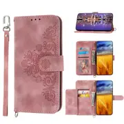 MCC For Samsung Galaxy S20+ Plus Wallet Case Cover Extra Card Slots w/ Strap G985 G986 [Pink]