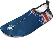 [BTCOWZRV] Water Shoes for Women Men New Zealand Flag Water Sports Shoes Slip-on Breathable Lightweight Athletic Aqua Sock
