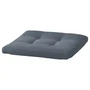 POÄNG footstool cushion, Gunnared blue, 55x50 cm