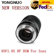 YONGNUO 85mm F1.8S DF DSM AF MF Lens Full For Sony E-Mount A9 A7RII A7RII A6600
