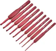 Crochet Hooks Ergonomic Soft Touch Handles Aluminum Crochet Hook Set