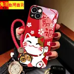 現/貨~很漂亮》客製化防摔強化玻璃殼華碩ASUS ROG PHONE6 PRO 6D 5S 3 2 手機殼開運櫻花招財貓