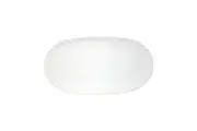 Casa Domani Solare Oval Platter Durable Stoneware 33x18cm - Cream