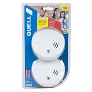 Smoke Alarm twin pack Fire Detector Quell Photoelectric QUELL Free Intelligent