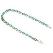 Purse Chain Strap, 39.4 Inch Acrylic Strap Replacement for Handbag, Green