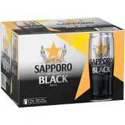 Sapporo Black Can 650mL