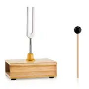 528 Hz Tuning Fork, Aluminum Alloy Tuning Fork Resonance Box with Mallet and ...
