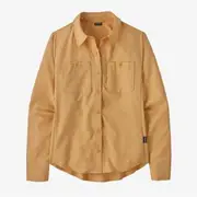 Patagonia Women's Long Sleeved Self Guided Hike Shirt - Sandy Melon