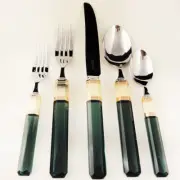 PRISMA JADE by Mikasa 5 Piece Place Setting NEW NEVER USED Japan Larry Laslo